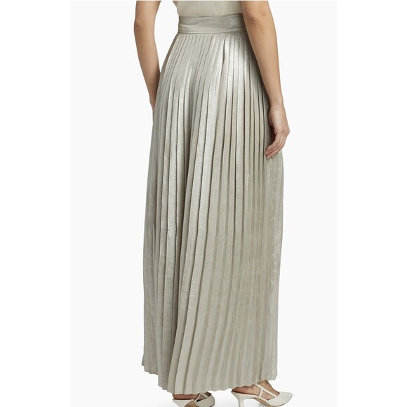 Toccin Dillon Pleated Maxi-Skirt Size 6 - Picture 5 of 12